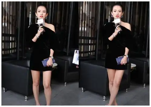 身高1米64的章子怡,虽称不上是非常高挑.