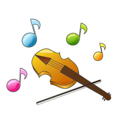 小提琴卡通图片大全
