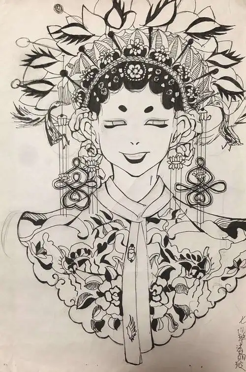 其它 七年级脸谱作业 写美篇京剧脸谱因为角色与性格特征的不同,便有