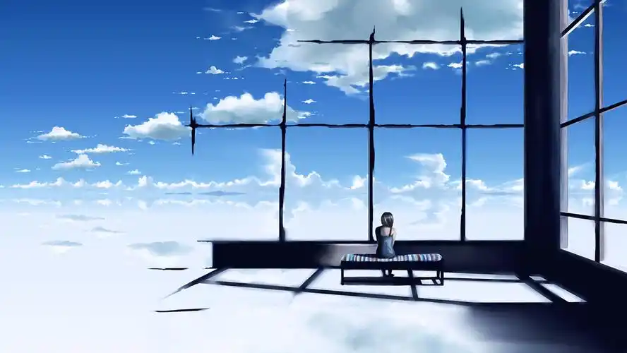 孤独的,台,艺术品,cg,风景,视窗孤独的壁纸图片