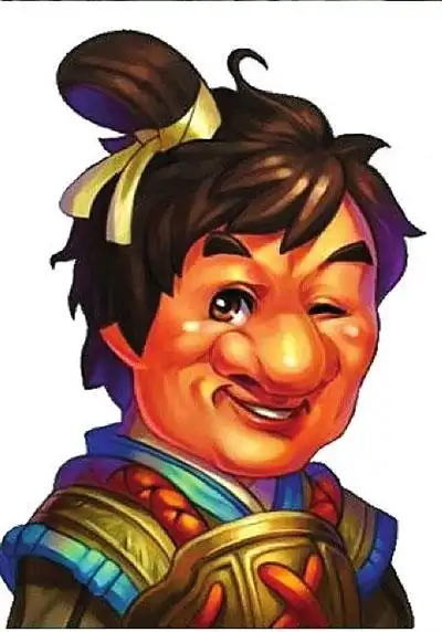 头顶歪歪小辨挤眉弄眼 成龙卡通造型曝光(图)