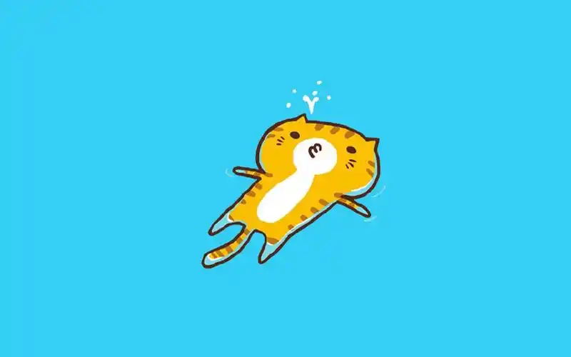 可爱小猫咪卡通图片桌面壁纸