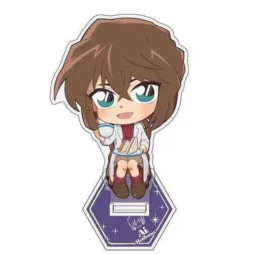 名侦探柯南休息时间q版立牌,灰原哀柯南降谷零3人,一起喝咖啡!