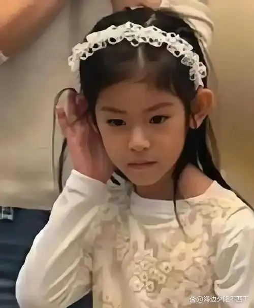 小海豚惊艳亮相霍建华与林心如之女美丽基因完美传承