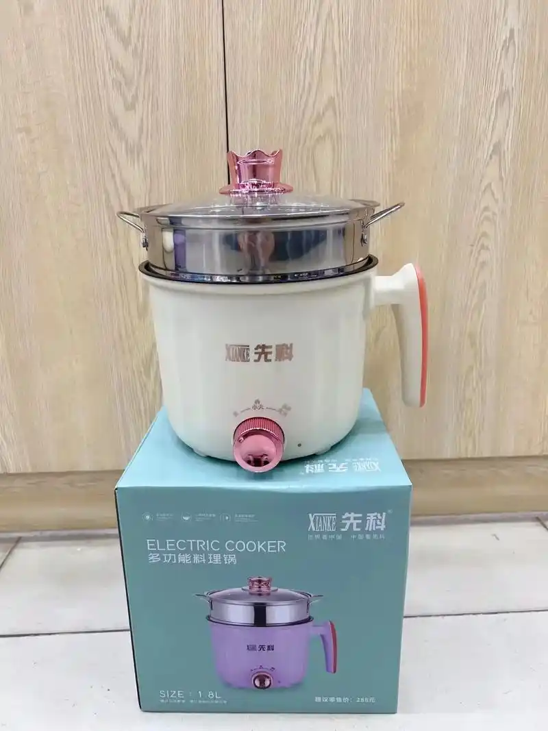 先科电煮锅,多功能料理锅.新款先科电煮锅到货,蒸煮一体不粘锅 - 抖音