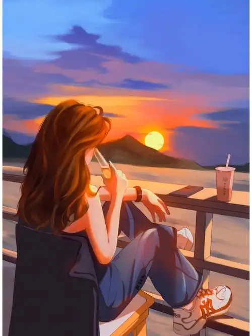 莫本插画一个人的黄昏