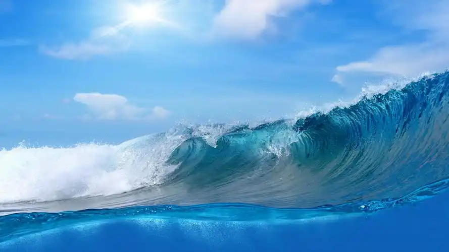 电脑壁纸 风景 波涛汹涌的巨浪