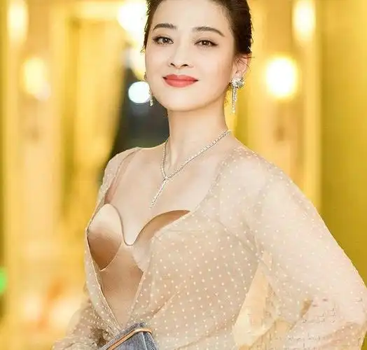 梅婷性感衣裙出席活动看着瘆人 网友:内衣外穿就有气质?