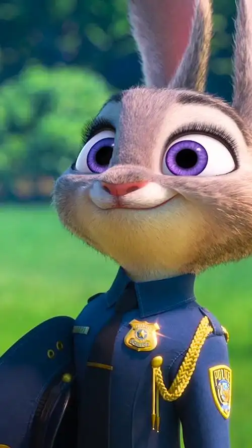 疯狂动物城#动物城的第一任兔子警官