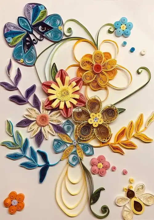 幼师加油#衍纸作品  #学前教育 #手工 #衍纸花型