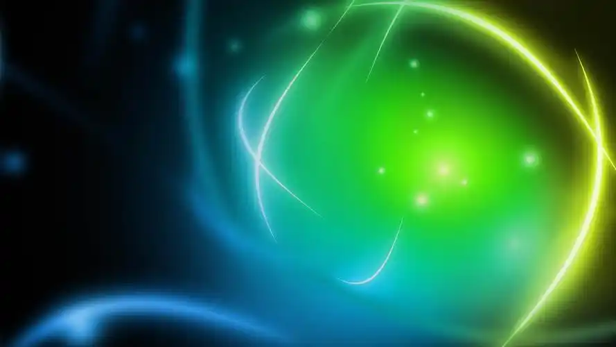 壁纸 抽象背景,蓝色和绿色,明亮的光 3840x2160 uhd 4k 高清壁纸