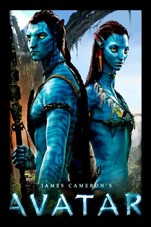 阿凡达欧美科幻电影人物人工智能科技3d漫画竞技海报 绿竹停亭上传