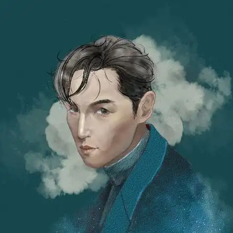 给同学画的头像练习照着胡歌照片画的还是有很多不足啊