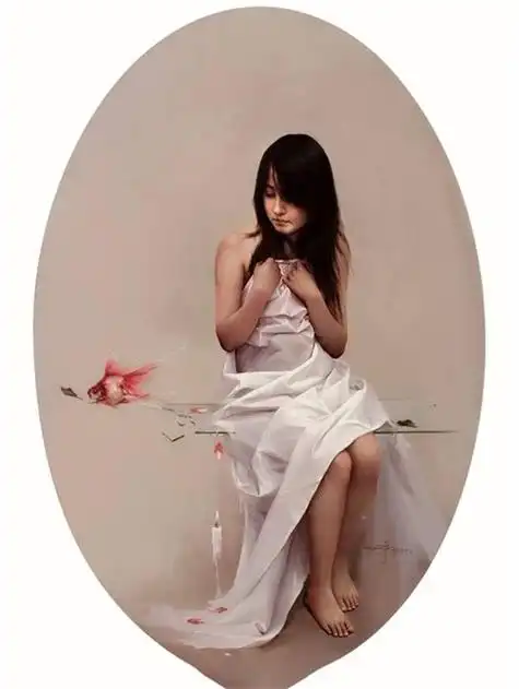 女人体油画作品欣赏,王宏峥油画女人体作品