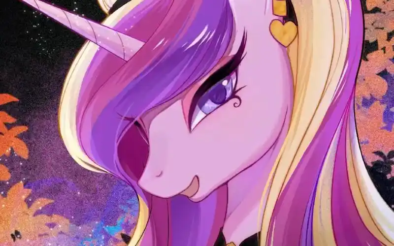 【mlp】「"魔女"」(音韵公主)头像绘制过程