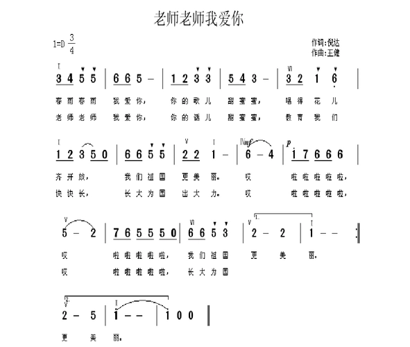 山东省幼儿园课程指导儿歌简谱大班上