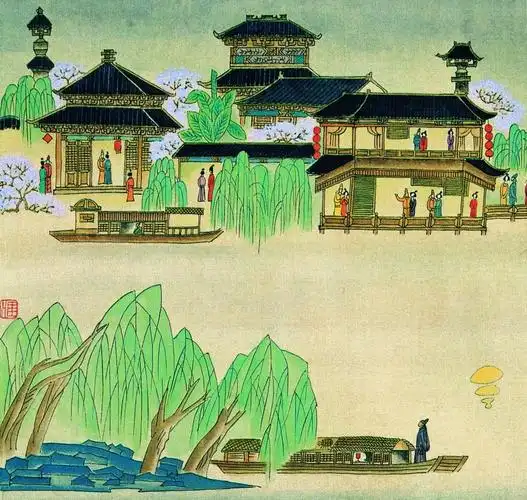 古诗词欣赏《泊秦淮》