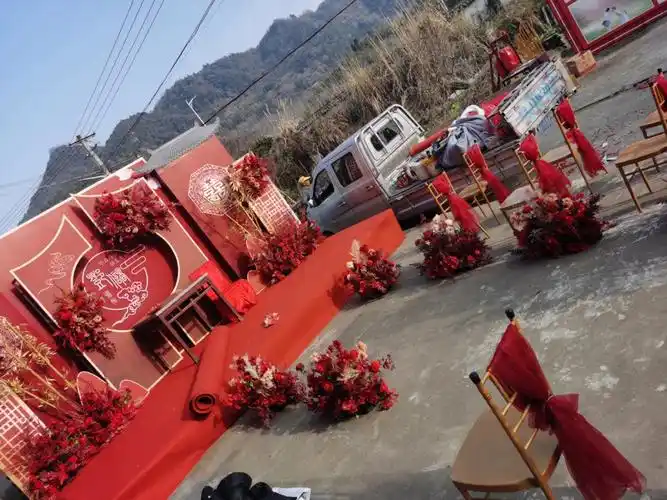 农村婚礼现场布置