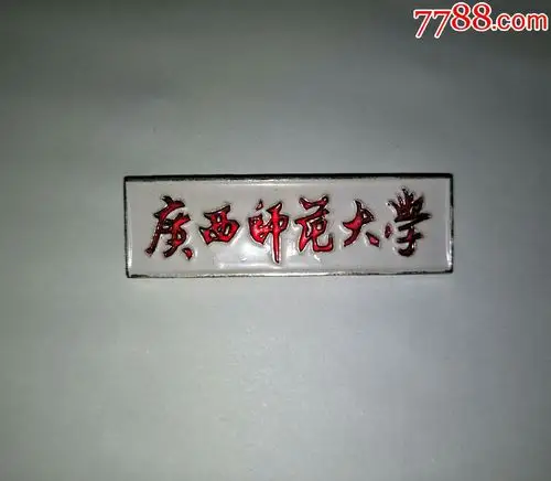 广西师范大学早期铝制大学校徽