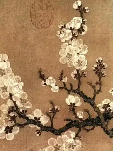 北宋,赵昌,《杏花图》局部宋画对日本绘画的影响非常大,而很多西方