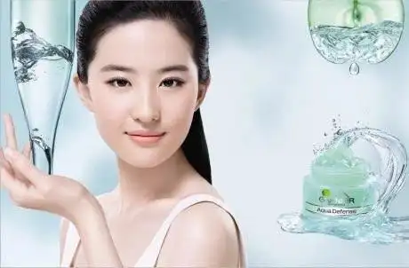 刘亦菲接替章子怡代言卡尼尔肌肤胜雪