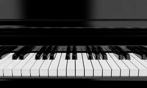 钢琴琴键图片