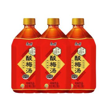 康师傅1升装酸梅汤箱装1000ml*12/6大瓶饮料清爽型解腻夏日风味饮品