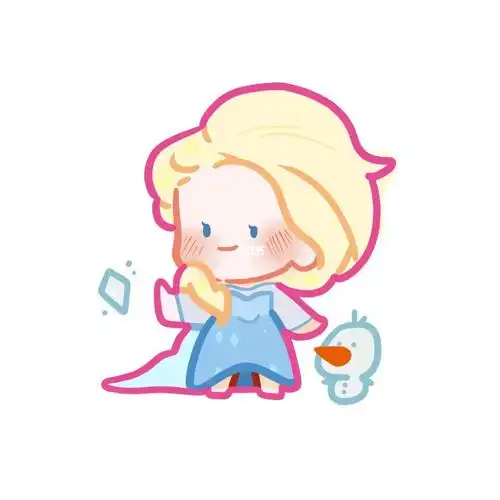 procreate q版艾莎公主93