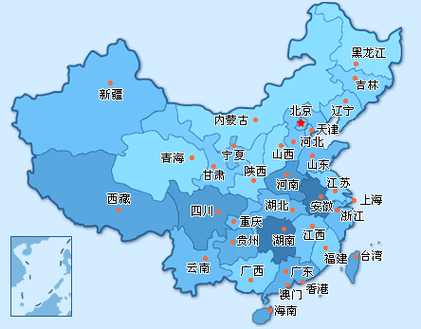 中国32个省市都有哪些?