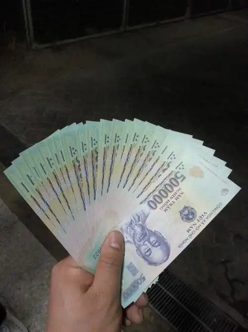 越南盾最大是500000vnd面值,相当于150元人民币左右.
