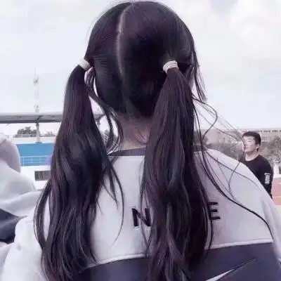 头像女生背影可爱双马尾气质少女头像可爱背影图片