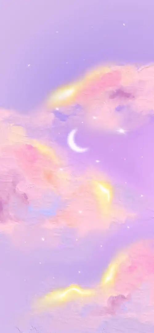 梦幻天空油画壁纸