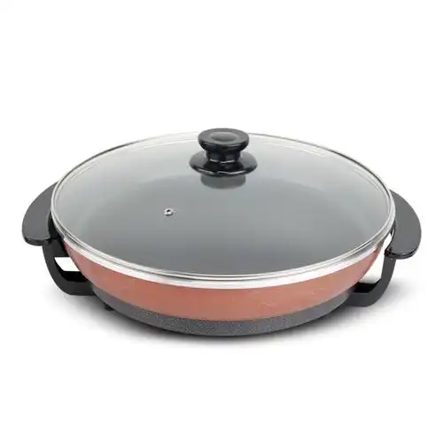 韩式电煎锅家用多功能平底锅不粘锅煎饼锅电炒锅烙饼神器烧烤锅煮