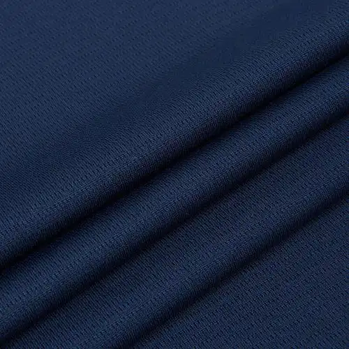 木林森(mulinsen)户外夏季男士纯色透气速干衣t恤 藏蓝 m