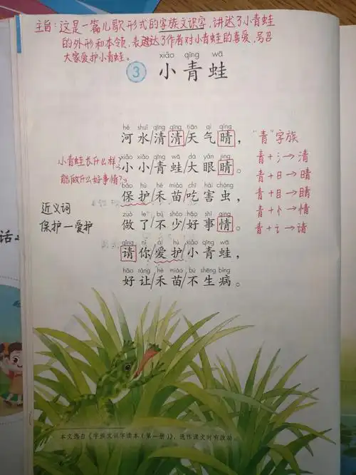 95学习目标98会认字12个:清,晴,眼,睛,保,护,害,事,情,请,让,病