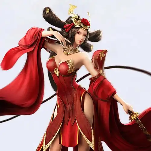 自制女武将呼吸头像21张