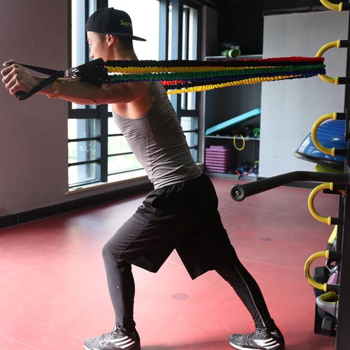 弹力绳健身绳子弹力拉力带拉力器胸肌训练男健身器材家用阻拉力绳