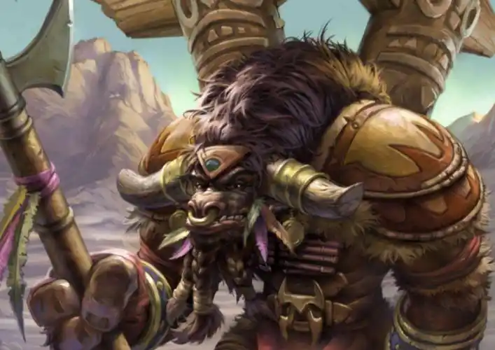 在魔兽世界里,牛头人是大陆中部草原的部落居民.