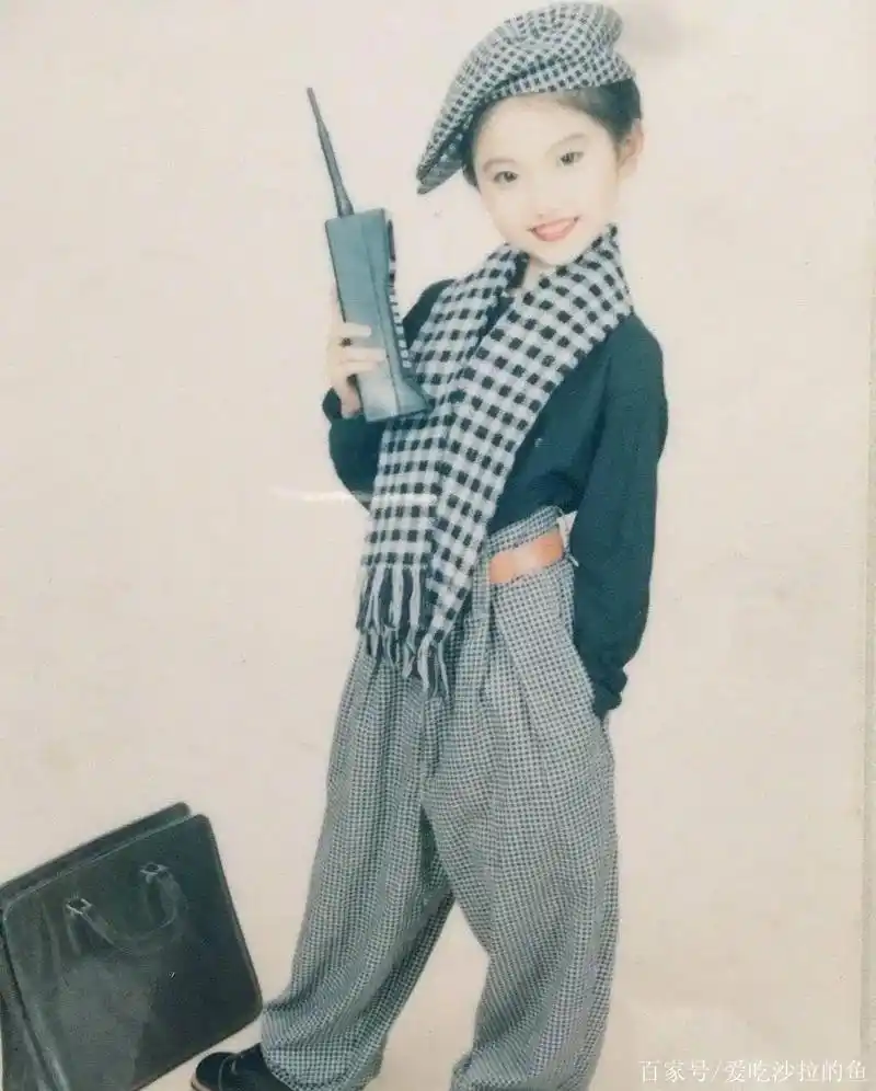 景甜童年照,真的好好看哦