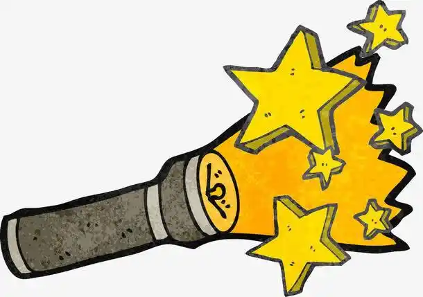 手绘/卡通 卡通元素 > 发光的手电筒 收藏 [声明] 觅元素所有素材为