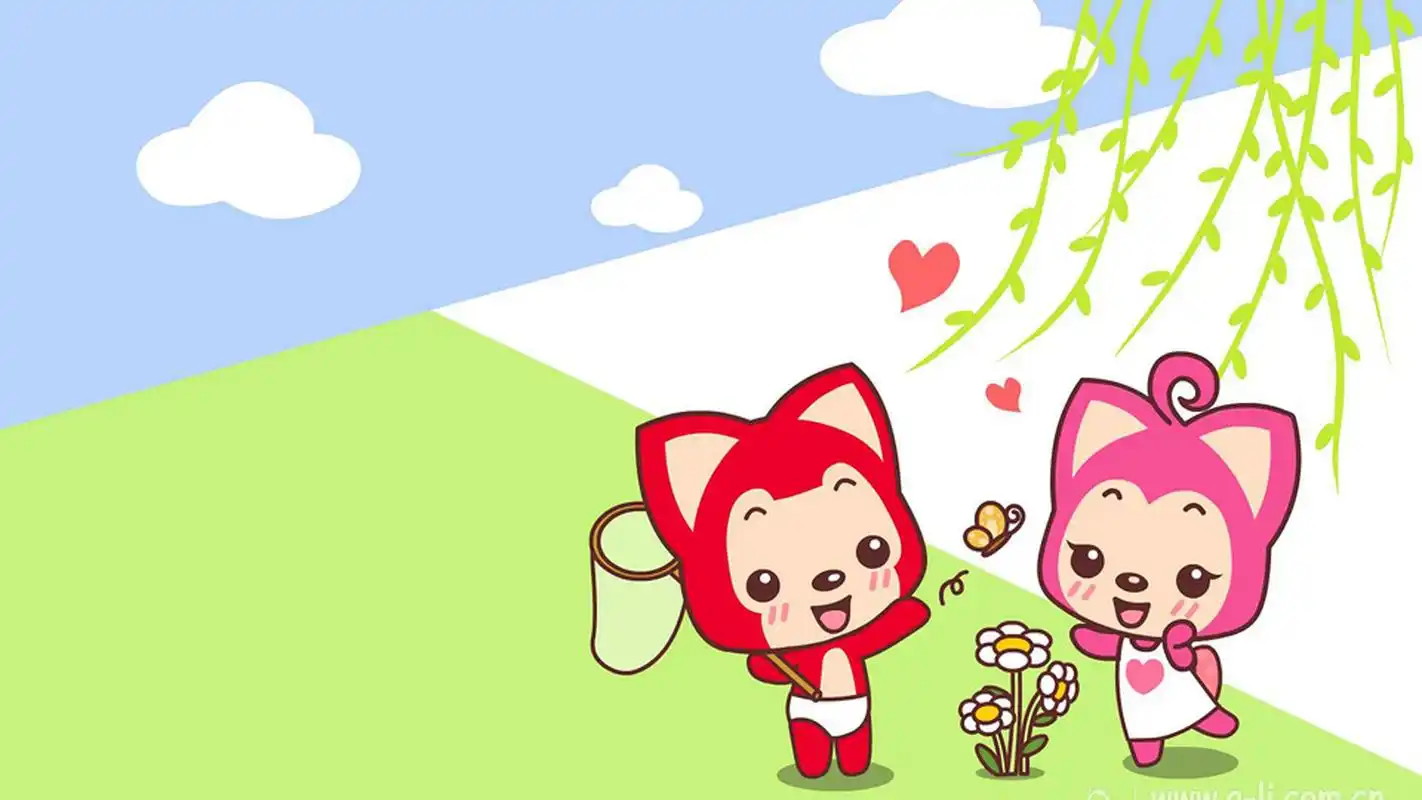 可爱的阿狸卡通图片电脑壁纸,卡通动漫,阿狸,可爱,卡通,高清,壁纸