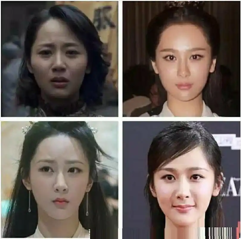 杨紫新旧照对比,差距不容直视