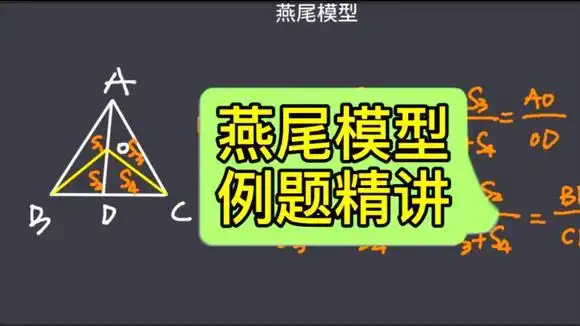 【小学数学几何专题】燕尾模型精讲,"三大类型考题"全方位解读-教育