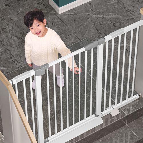 儿童安全门婴儿楼梯口护栏围栏免打孔栅栏防护栏杆宠物狗隔离门栏