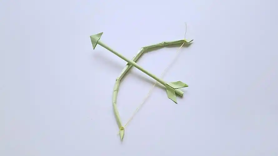 儿童手工折纸弓箭,简单好玩,折纸王子视频教程