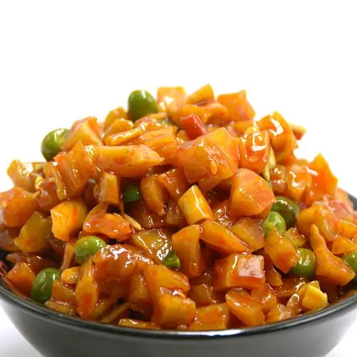 五仁酱丁咸菜下饭菜酱菜麻辣爽口开胃下饭菜萝卜丁500g包邮