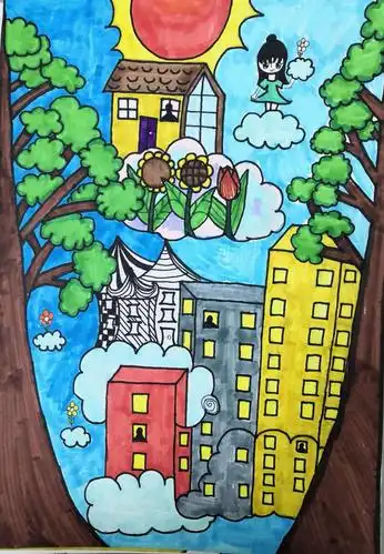 其它 解放路第一小学第五届"七彩杯"绘画比赛获奖作品展 写美篇一等奖