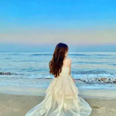 高级感背影头像女