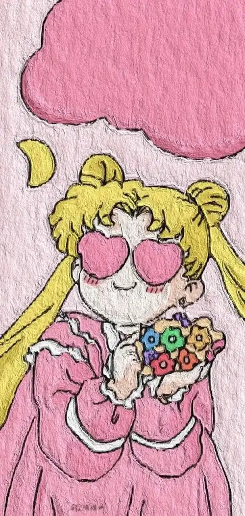 壁纸油画卡通壁纸可爱死了