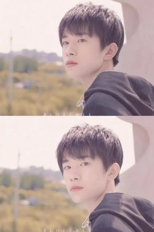 易烊千玺拼接壁纸. 二转注明dt兮涵